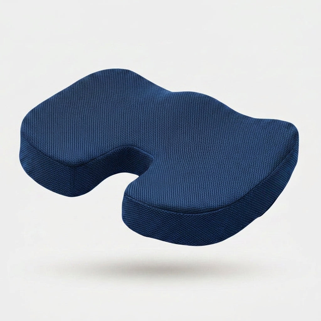 Coussin siège ergonomique bleu