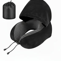 Coussin cervical voyage à capuche