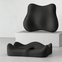 coussin lombaire ergonomique noir