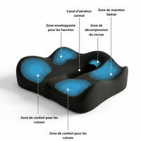 explication de chaque zone du coussin lombaire